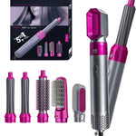 5 in 1 Hair Styler multi-function Professional Styling Tool hair dryer, hair curler, hot air comb, hair straightener