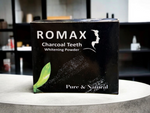 Romax teeth whitning powder with activated charcoal