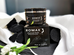 Romax teeth whitning powder with activated charcoal